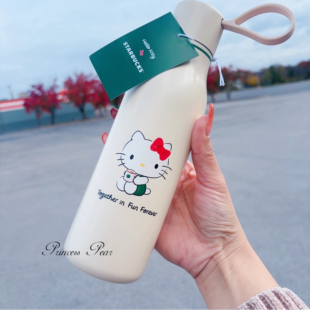 Hello Kitty x Starbucks Stainless Water Bottle- Limited Edition - Picture 3 of 3